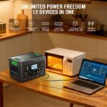 2400W power station output ports или 1843.2Wh power station setup