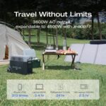 EcoFlow Delta Pro portable power station setup.
